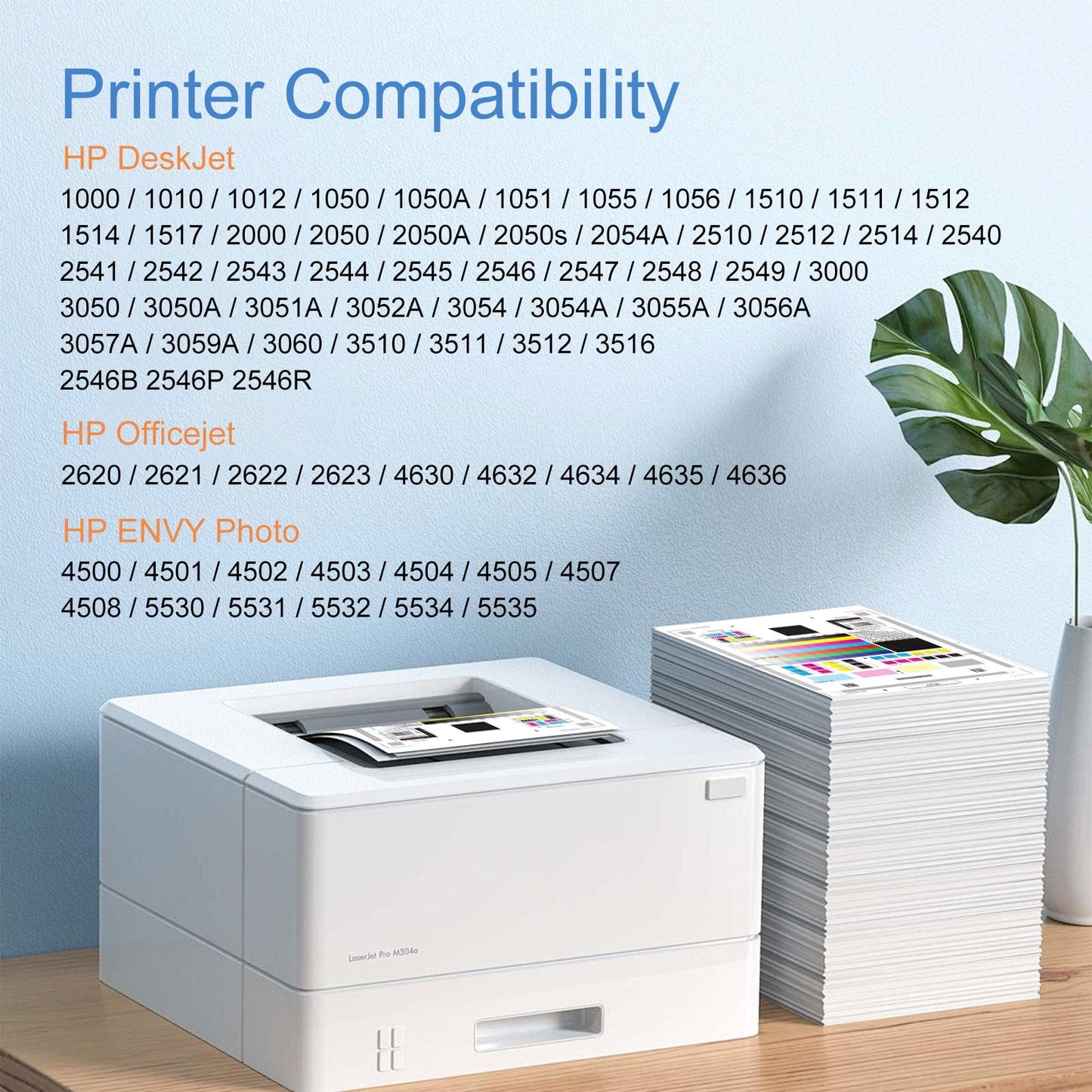 61xl 61 Ink Cartridges Black, Compatible for HP Printer Ink 61, 1 Pack, work with HP Enry 5530 4500 4630 4502