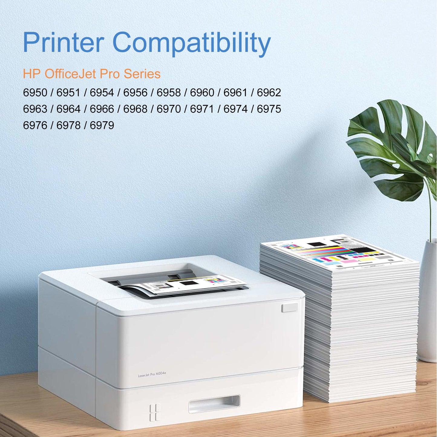 902 Ink Cartridges Compatible for  HP 902XL Ink Cartridges (4-Pack) Work With Officejet Pro 6978 6974 6975 6960 Officejet 6951 6954 6956 Printers