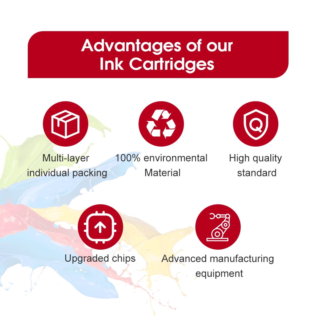 275 276 XL Ink Cartridge for Canon 275 276 Ink 275XL Ink Cartridge Combo Pack for Canon PIXMA TS3520 TS3522 Printer (Black, Tri-Color)
